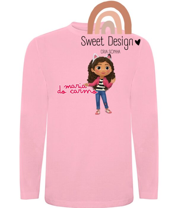 Sweat - Gabby casa de bonecas (com nome)