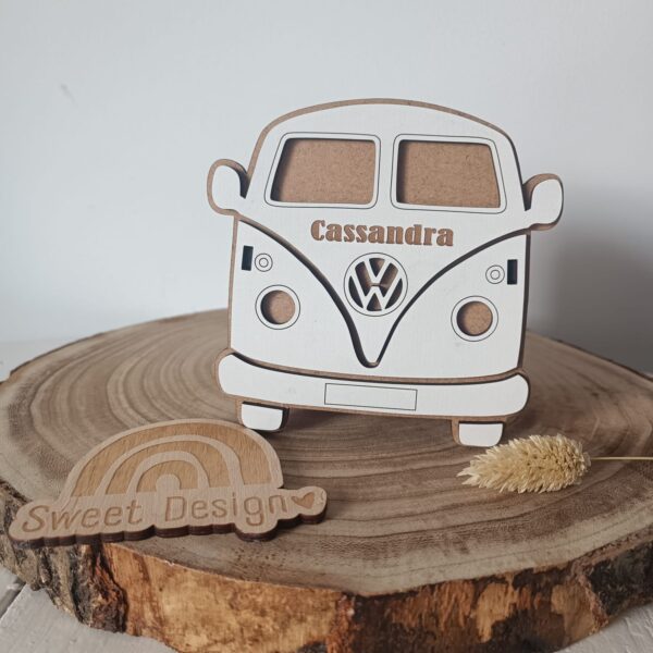 Mealheiro - Carro Pão de forma branco com nome