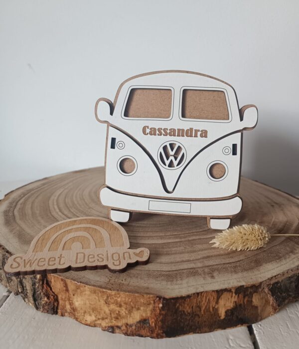 Mealheiro - Carro Pão de forma branco com nome