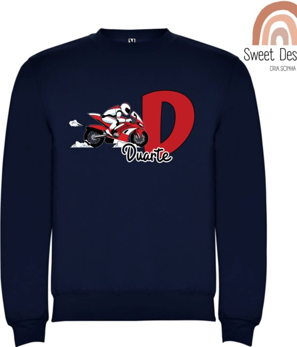 Sweat - Moto de corrida (com nome)