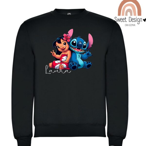Sweat - Stitch (com nome)