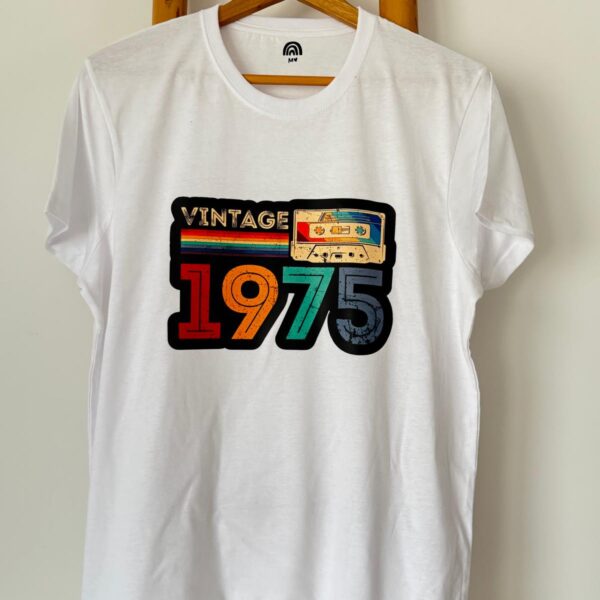 T-Shirt - Vintage cores (cassete de música)