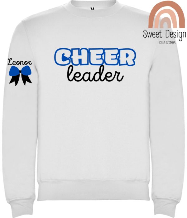 Sweat - Cheer Leader (com nome na manga)