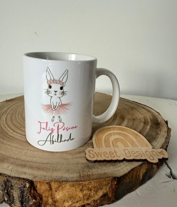 Caneca Personalizada - Feliz Páscoa Afilhada
