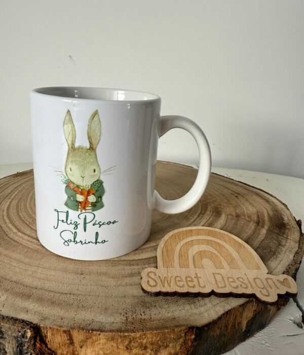 Caneca Personalizada - Feliz Páscoa Sobrinho