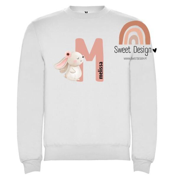 Sweat - Coelhinha (com nome)