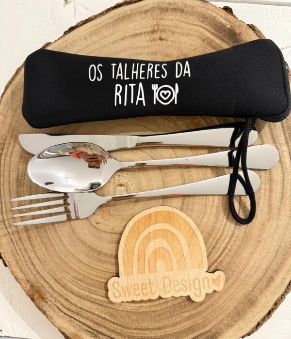 Bolsa porta talheres - Os talheres da....
