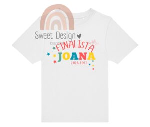 T-Shirt - Finalista (com nome) - menina