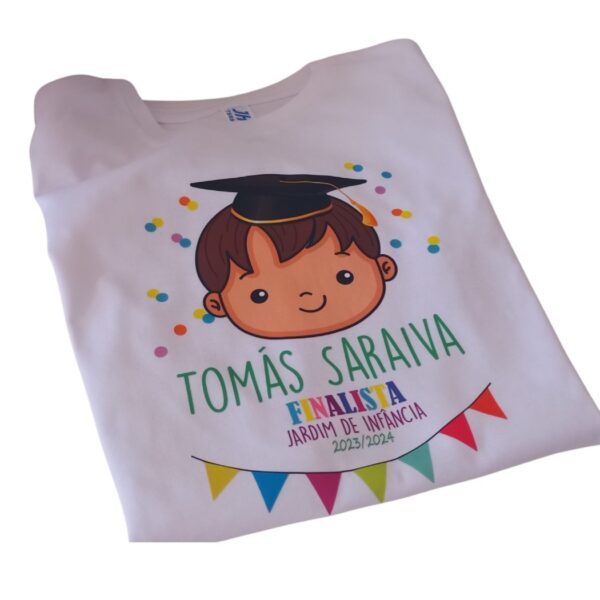 T-Shirt - Finalista - Jardim de Infância (com ano e nome)