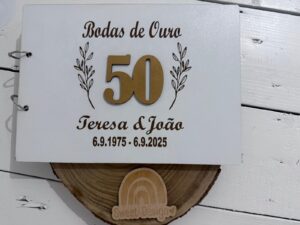 Livro de Honra/dedicatórias - 50 cinquenta anos de casados