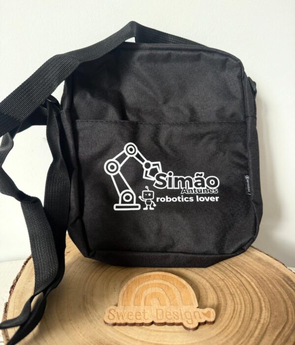 Bolsa lateral com alça - Robotics Lover - Robótica (com nome)