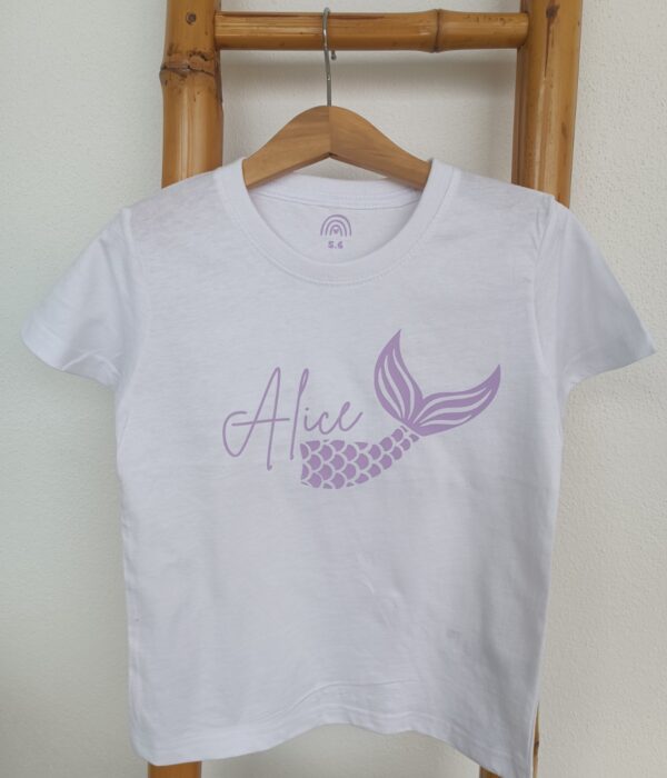 T-Shirt - Rabo de Sereia (com nome)