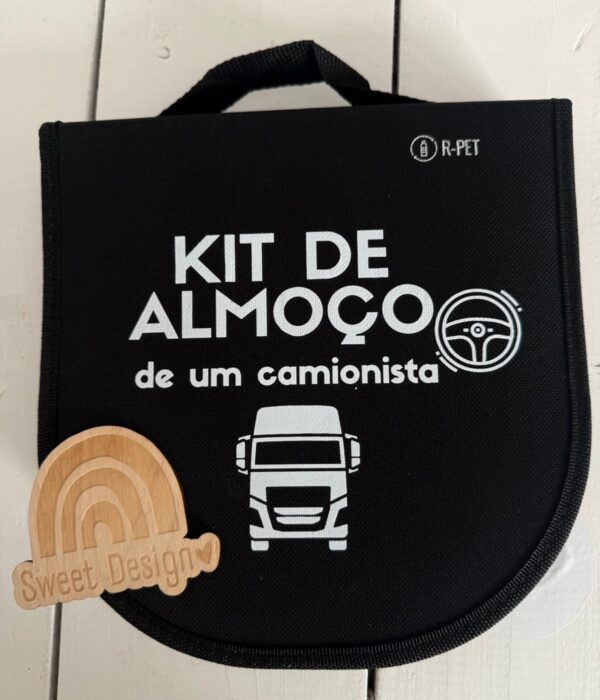 Conjunto Talheres e prato - Kit de almoço para um camionista