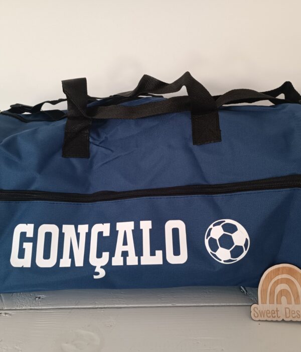 Saco de Desporto com nome e bola de futebol