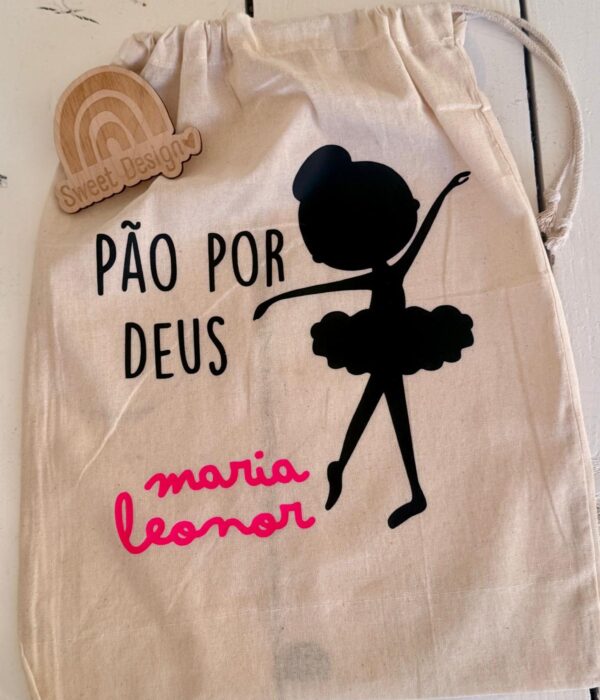 Saco Pão por Deus - Bailarina com nome