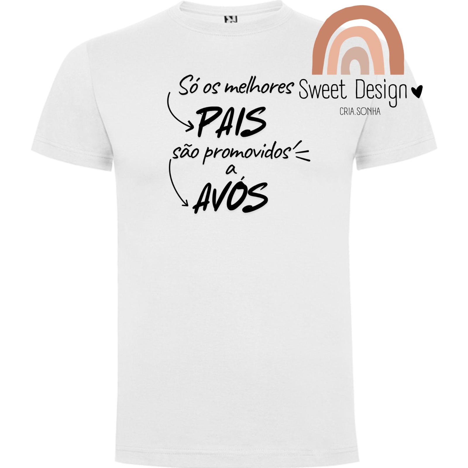 T-Shirt - Só os melhores pais são promovidos a Avós