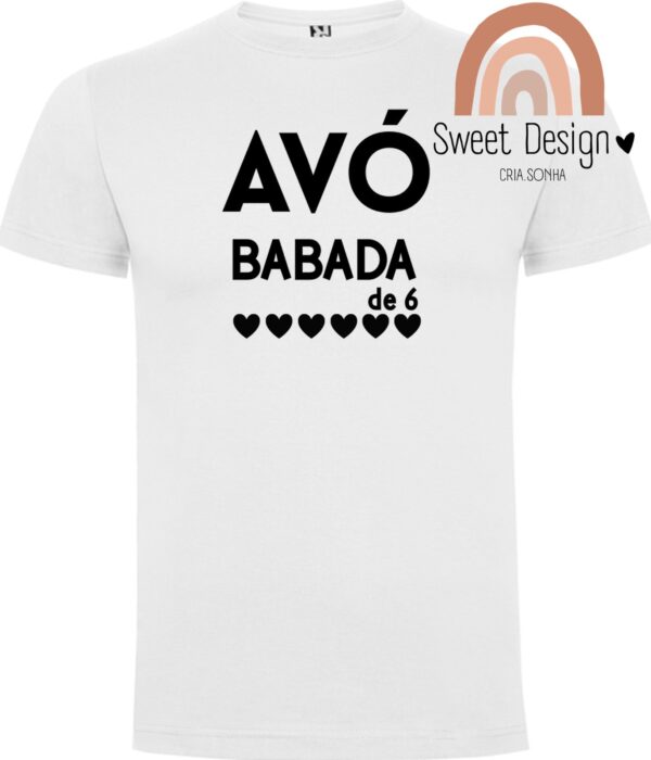 T-Shirt - Avó babada de .... (numero de netos)
