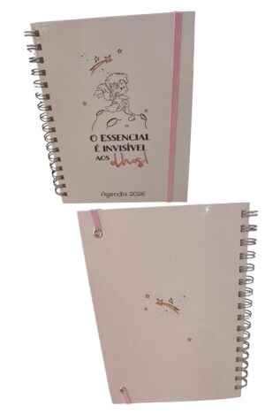 Agenda de argolas com capa dura - O Principezinho