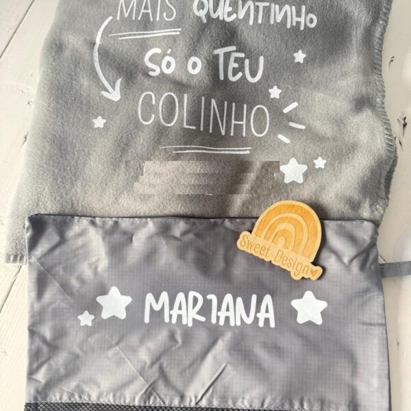 Manta Polar - Mais quentinho só o teu colinho