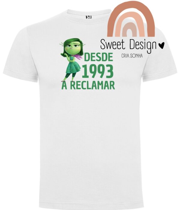T-Shirt - Desde (ano) a reclamar (imagem Mafalda)