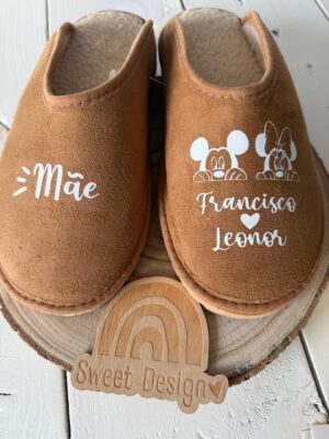 Chinelos - Mãe com nome dos filhos