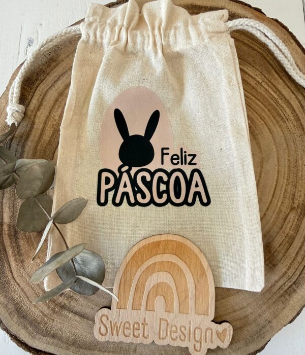 Saquinhos Páscoa - Feliz Páscoa (para colocação de brindes e doces)