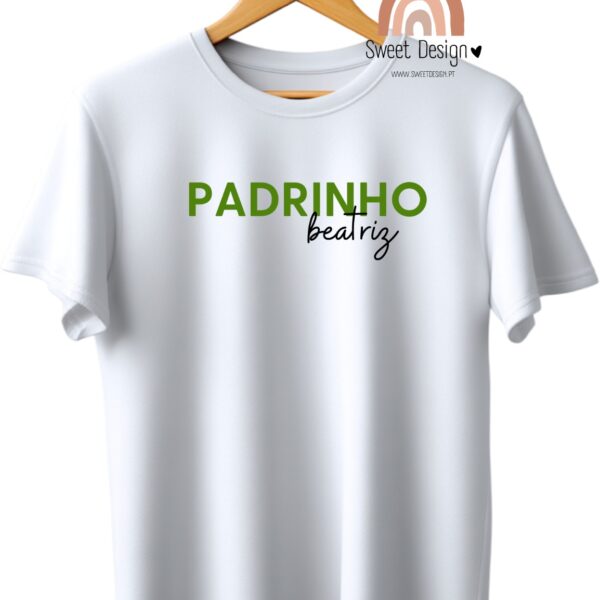 T-Shirt - Padrinho (com nome do afilhado/afilhada)