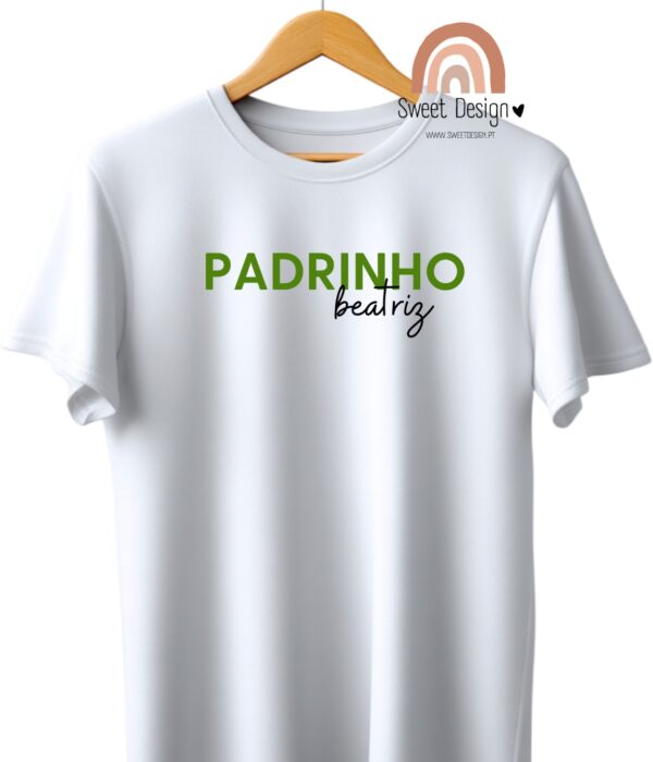 T-Shirt - Padrinho (com nome do afilhado/afilhada)