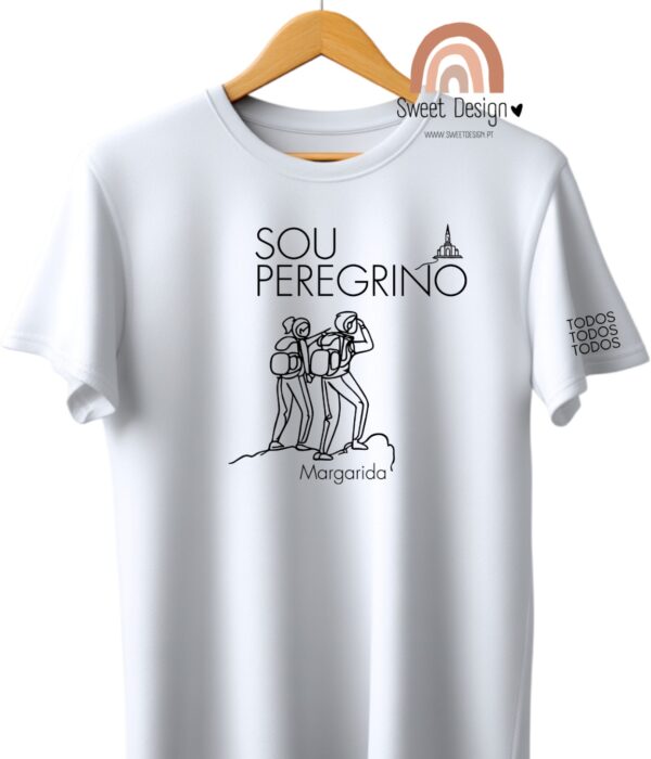 T-Shirt - Sou Peregrino (com nome)