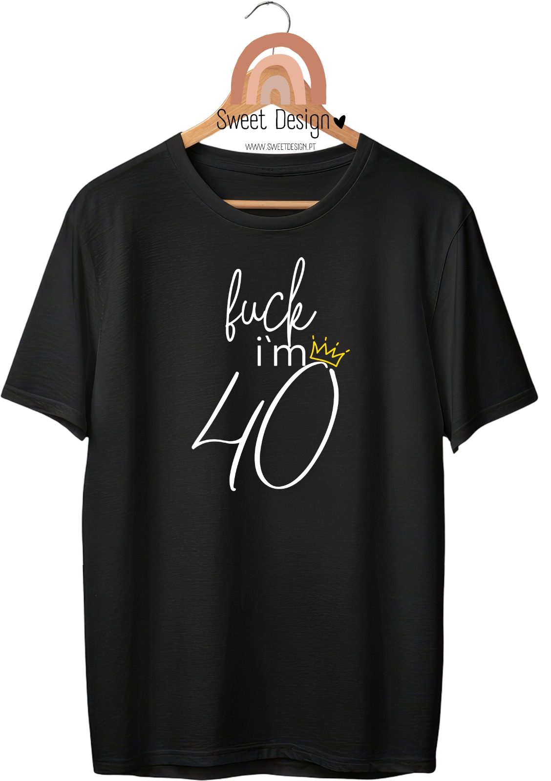T-Shirt - Fuck I’m 40 (quarenta anos - homem)