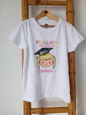 T-Shirt - Finalista - menina (com nome)