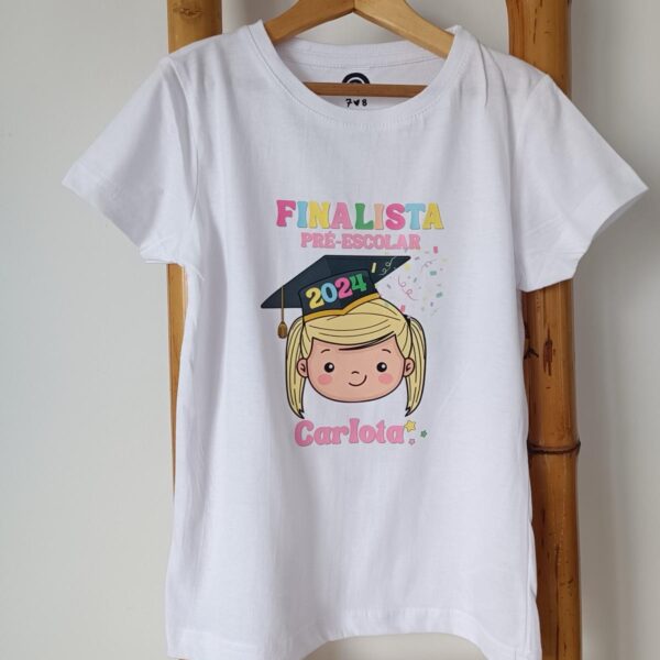 T-Shirt - Finalista - menina (com nome)