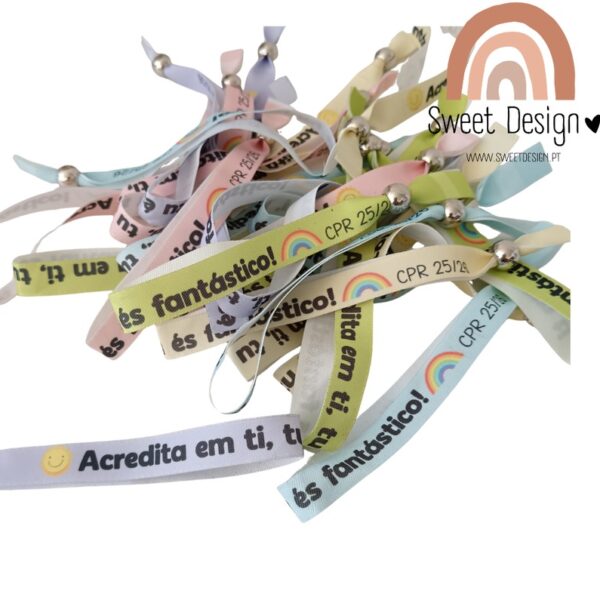 Pulseira de Cetim ajustável - Acredita em ti, tu és Fantástico