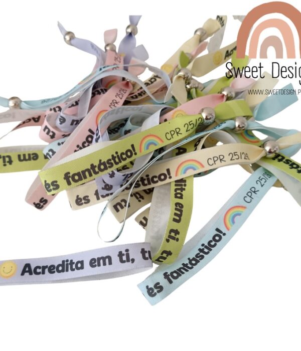 Pulseira de Cetim ajustável - Acredita em ti, tu és Fantástico