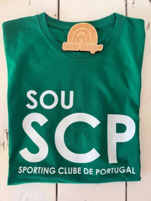 T-Shirt - Sou SCP com nome nas costas - Sporting Clube de Portugal