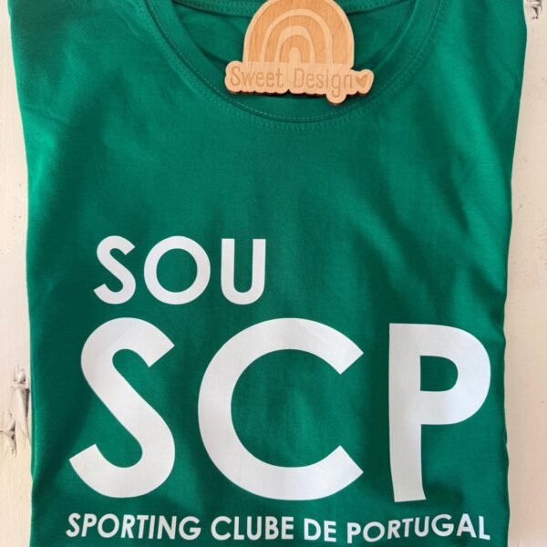 T-Shirt - Sou SCP com nome nas costas - Sporting Clube de Portugal