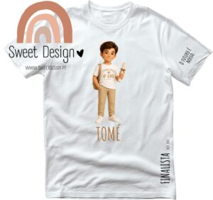T-Shirt - Finalista 4º Ano - O Futuro é nosso (com nome) - menino