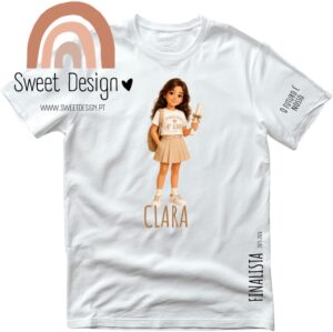 T-Shirt - Finalista 4º Ano - O Futuro é nosso (com nome) - menina