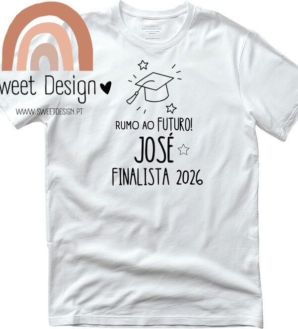 T-Shirt - Finalista - Rumo ao Futuro, Finalista 2026 (com nome)