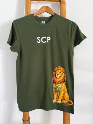 T-Shirt - SCP (Sporting) com leão à frente