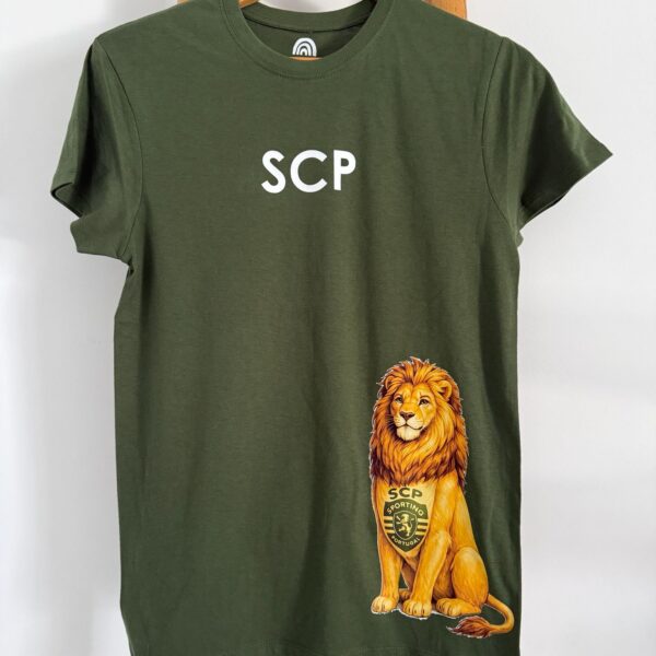 T-Shirt - SCP (Sporting) com leão à frente