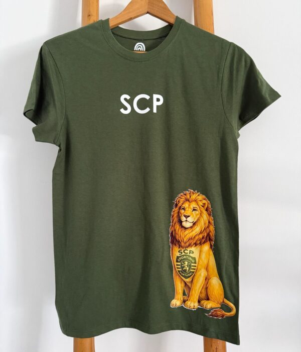 T-Shirt - SCP (Sporting) com leão à frente