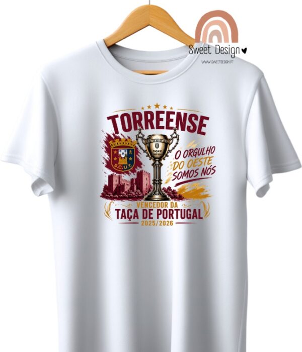 T-Shirt - Torreense, Vencedor da Taça de Portugal 2025/2026 - O orgulho do Oeste somos nós