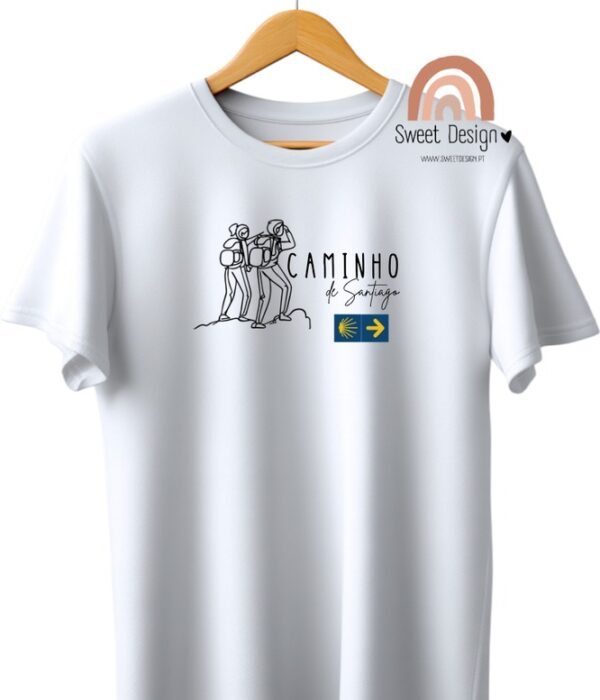 T-Shirt - Caminho de Santiago com peregrinos
