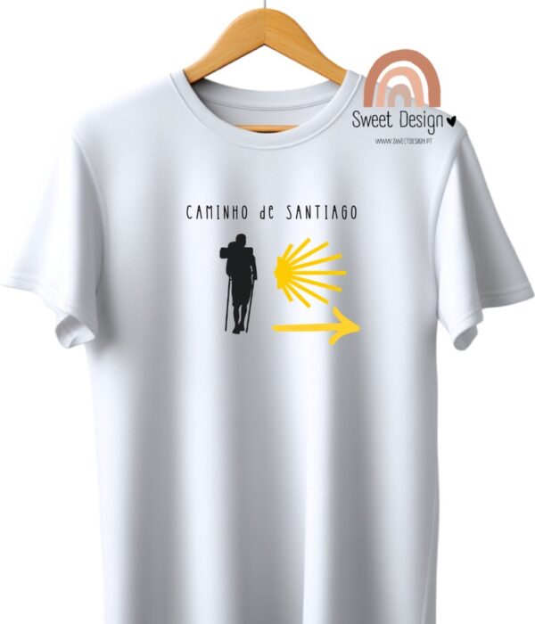 T-Shirt - Caminho de Santiago com peregrino