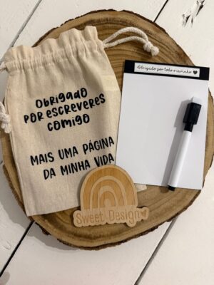 Ofertas Professores - Obrigado por escreveres comigo mais uma página da minha vida_2 (íman ardósia + caneta)