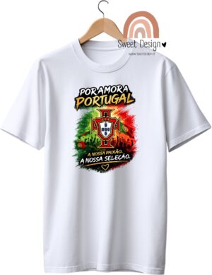 T-Shirt - Seleção Portugal - Por AMOR a Portugal