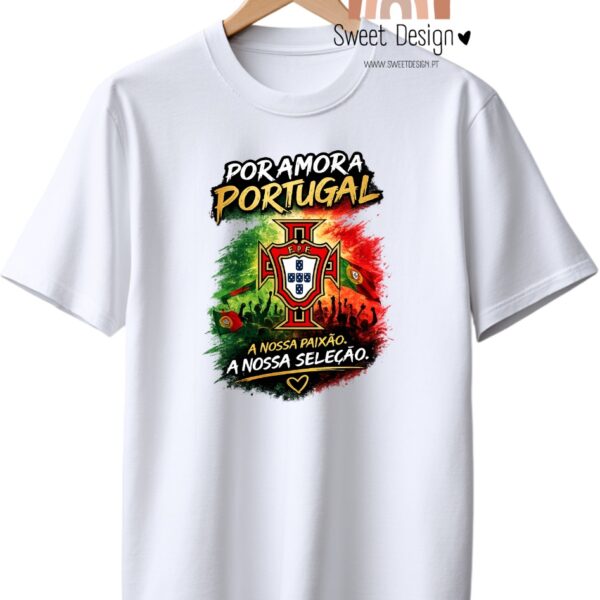 T-Shirt - Seleção Portugal - Por AMOR a Portugal