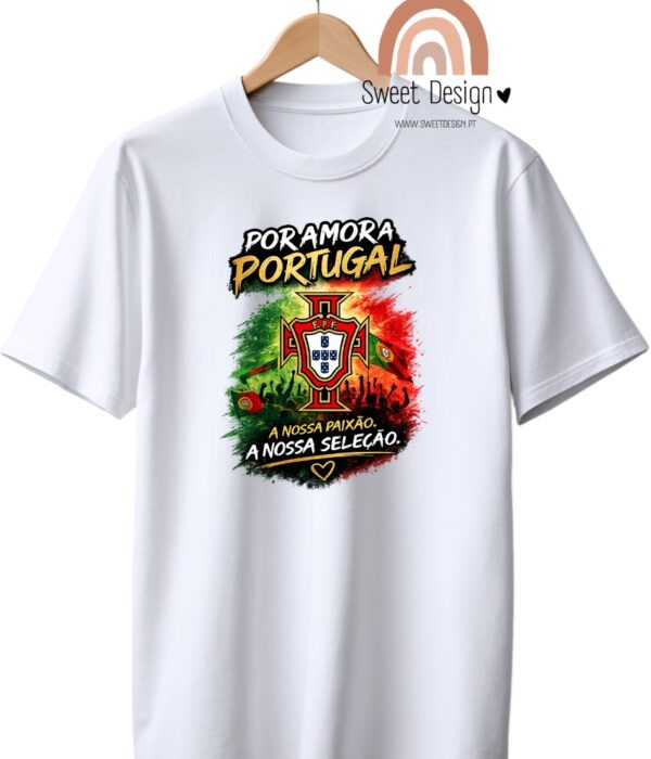 T-Shirt - Seleção Portugal - Por AMOR a Portugal