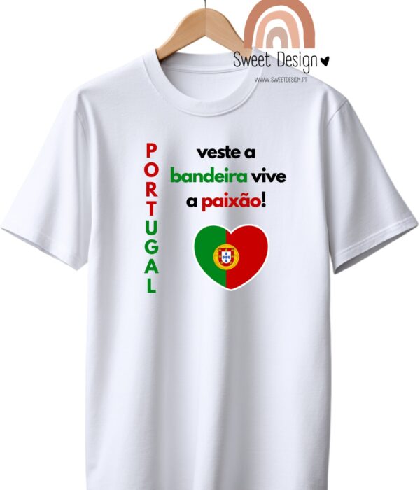 T-Shirt - Seleção Portugal - Portugal, Veste a bandeira, Vive a Paixão